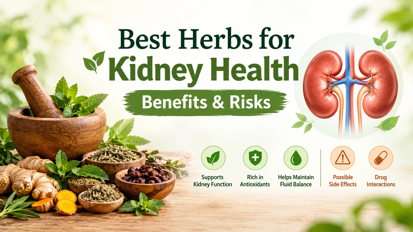 Best Herbs for Kidney Health: Benefits & Risks Best Herbs for Kidney Health: Benefits & Risks